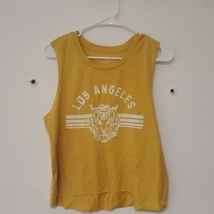Sleeveless sleep top